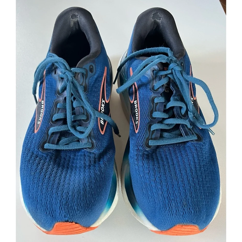 Brooks Glycerin 21 Blue Running Shoes Men’s Size 11.5 - Picture 2 of 15